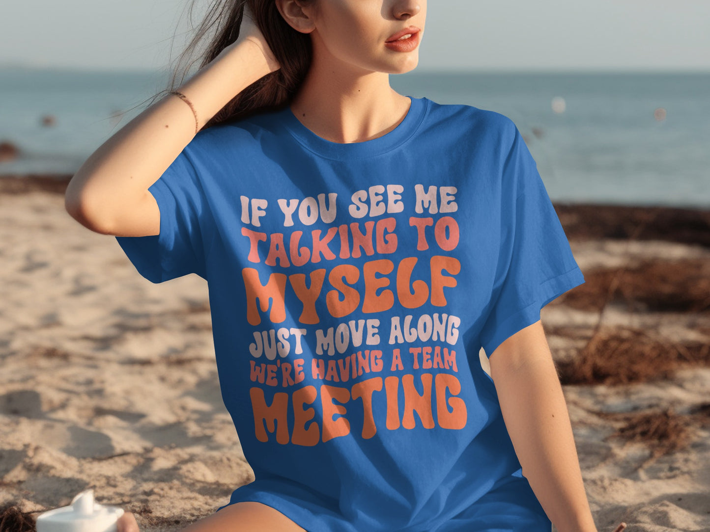 If You See Me Talking to Myself Just Move Along Shirt