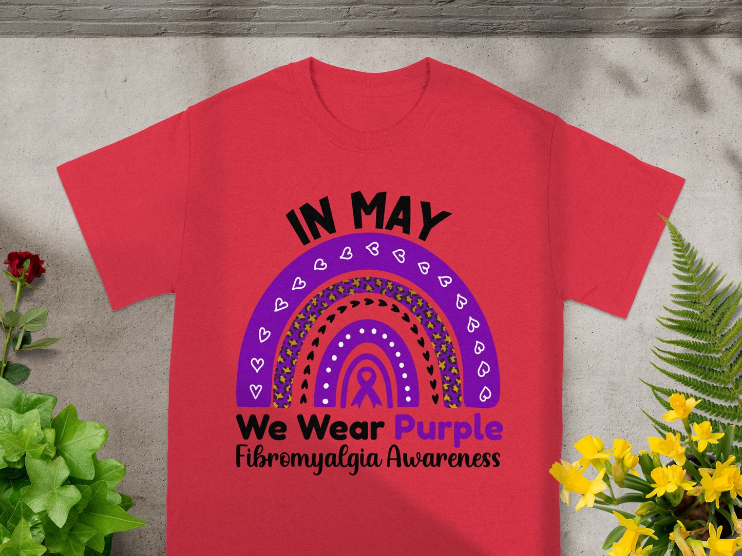 In May We Wear Purple Fibromyalgia Awareness Shirt