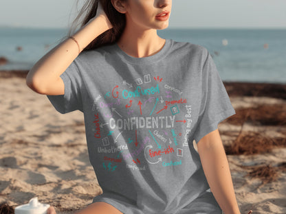 Confidently Trying My Best Graphic T-shirt