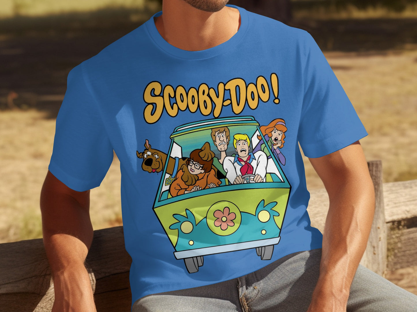 Scooby-Doo and Mystery Machine Graphic T-Shirt