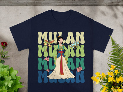 Mulan: Warrior Spirit Retro T-Shirt
