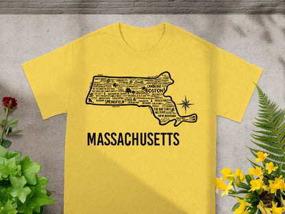 Massachusetts Unique Design T-Shirt for All Occasions