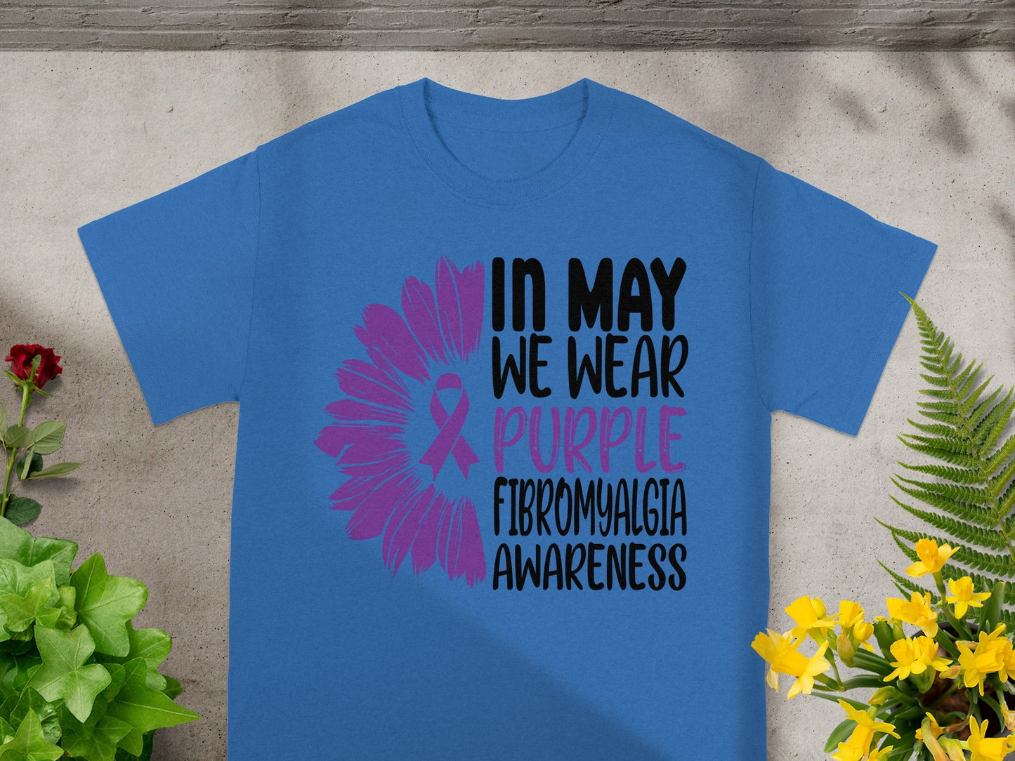 In May We Wear Purple Fibromyalgia Awareness Shirt