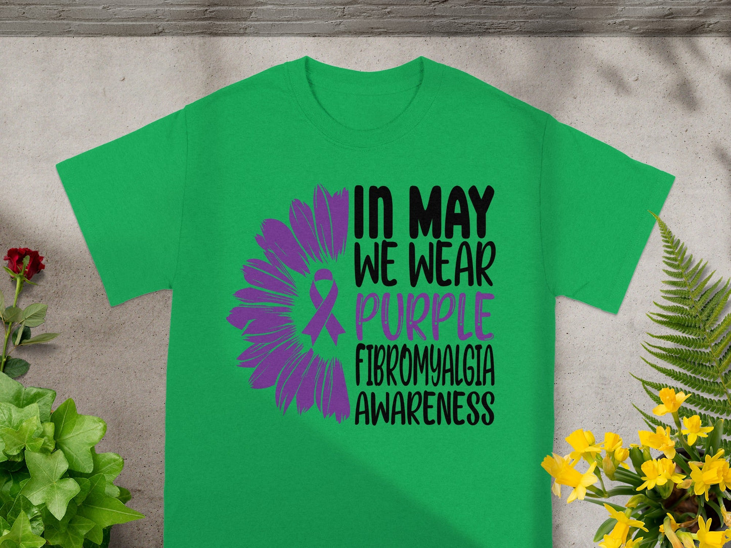In May We Wear Purple Fibromyalgia Awareness Shirt