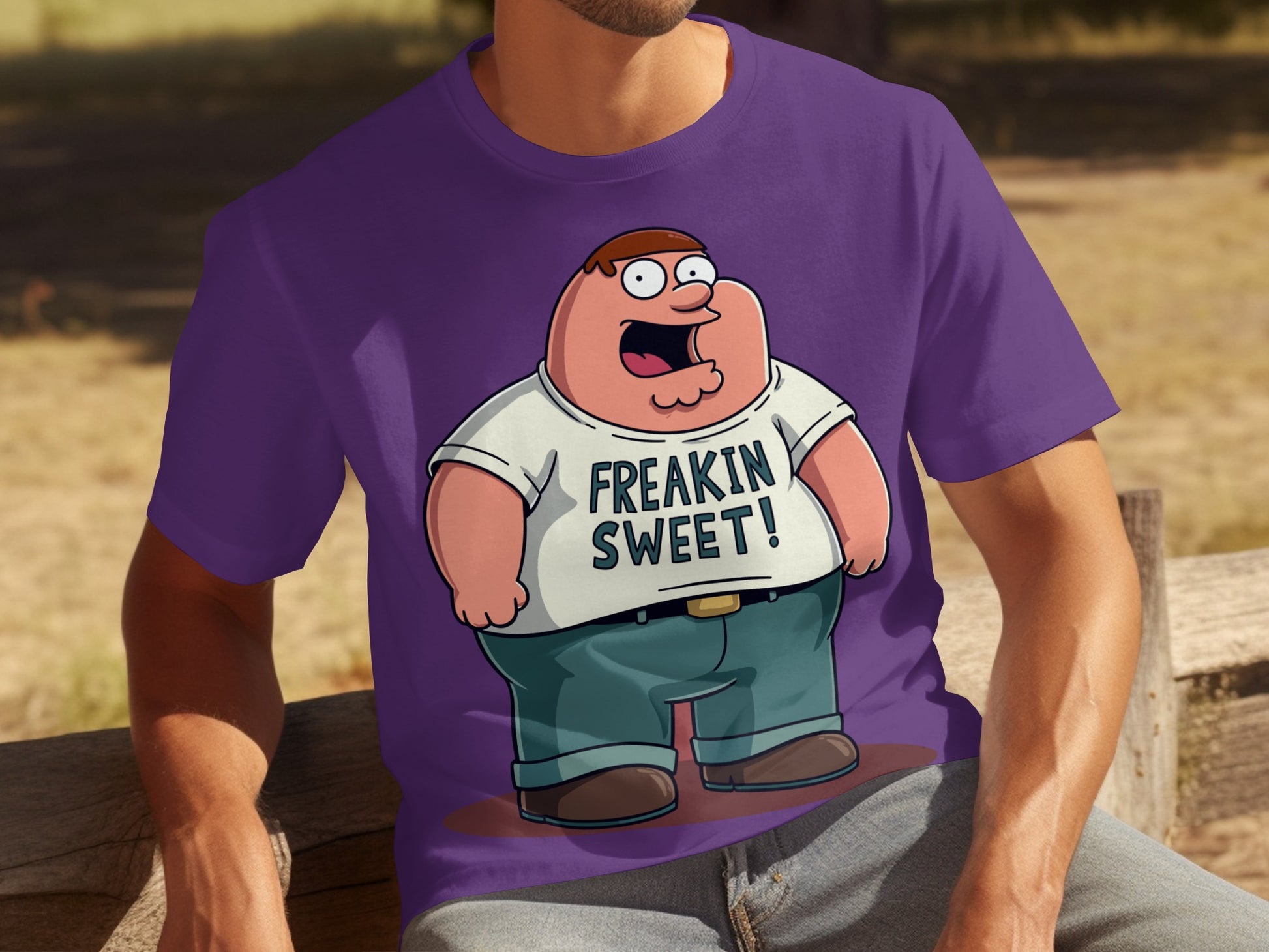 Freakin Sweet Cartoon Character Graphic Shirt