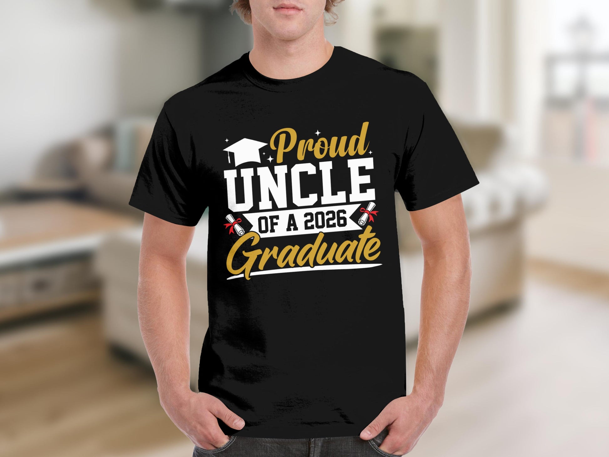 Proud Uncle Of A 2026 Graduate T-Shirt