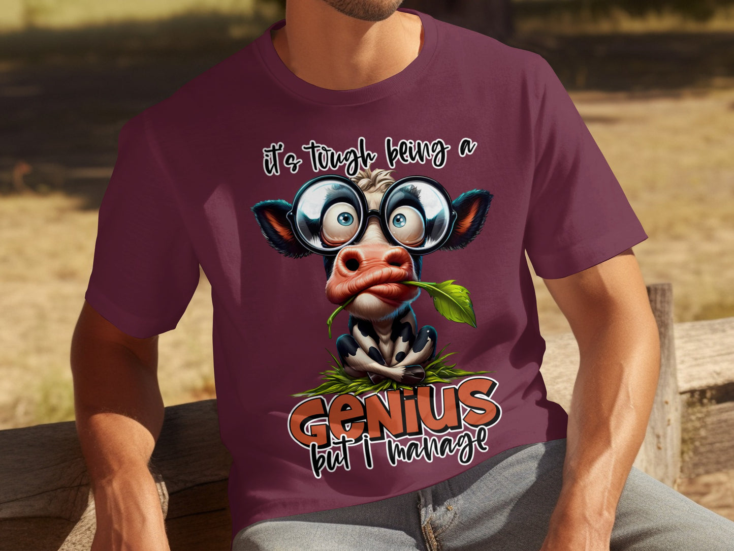 It's Tough Being a Genius but I Manage T-shirt