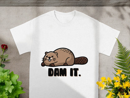 Dam It Graphic Beaver Unisex T-Shirt