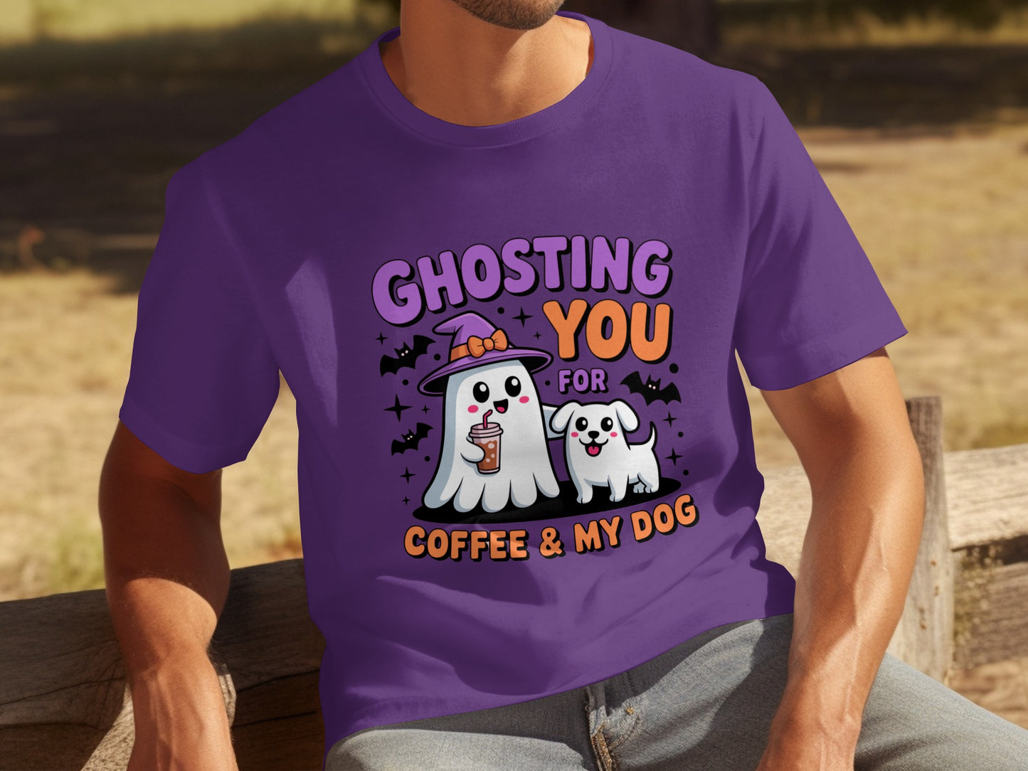 Ghosting You For Coffee and My Dog Graphic Tee