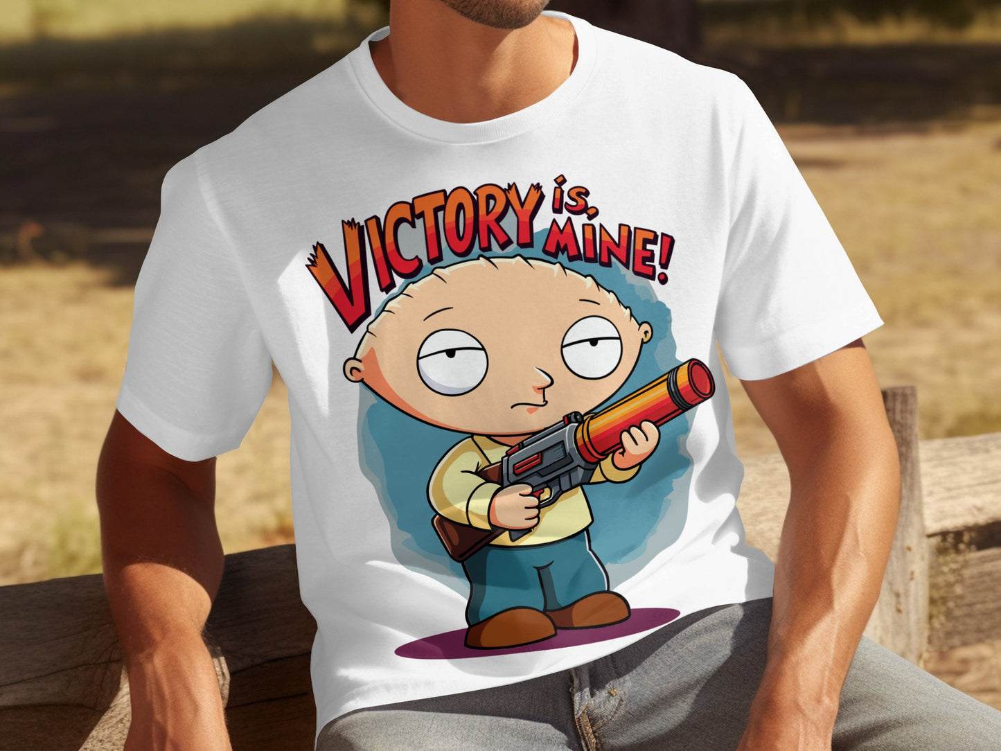 Victory Is Mine Stewie Griffin Graphic T-shirt