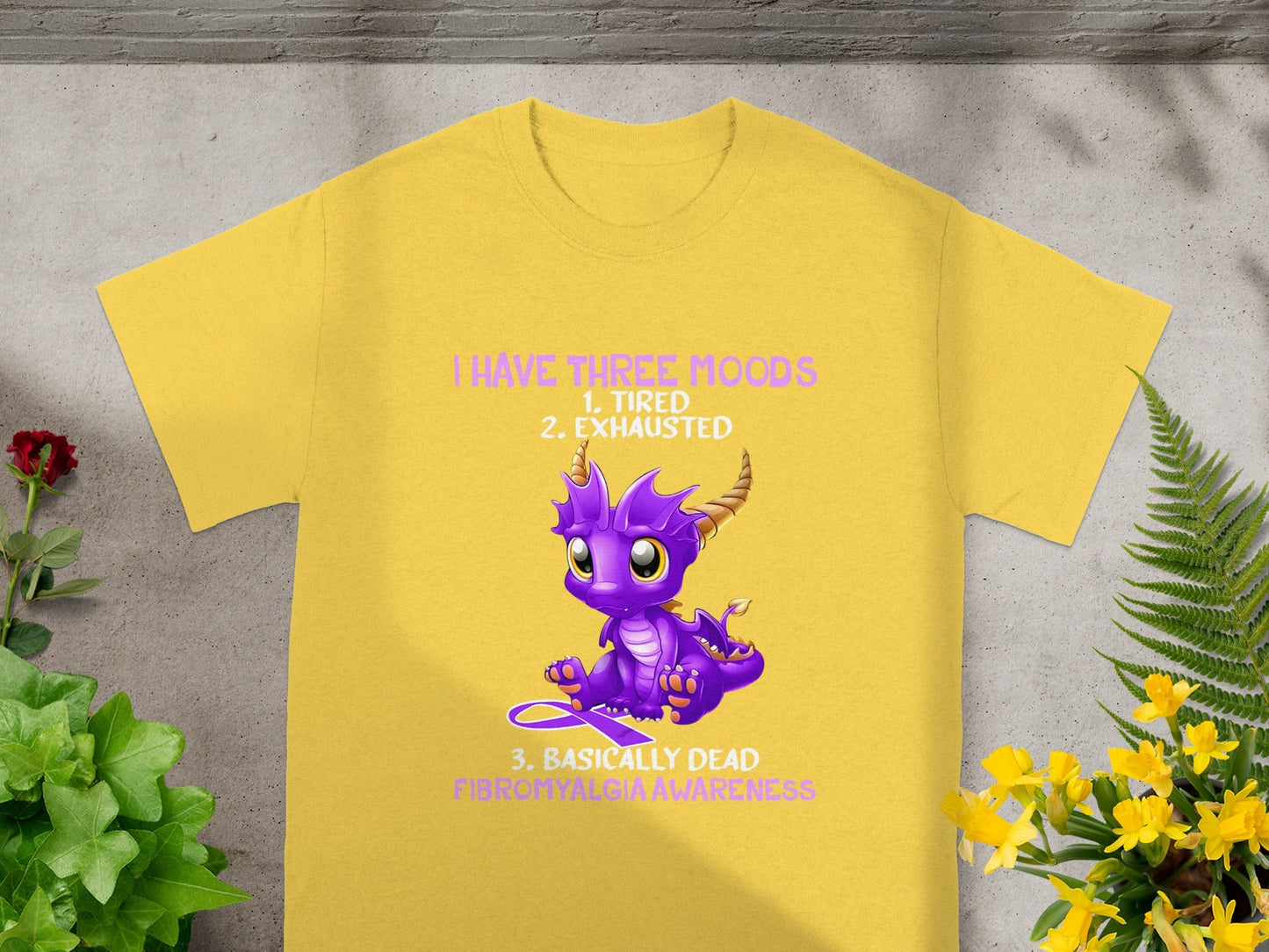 I Have Three Moods Fibromyalgia Awareness Shirt