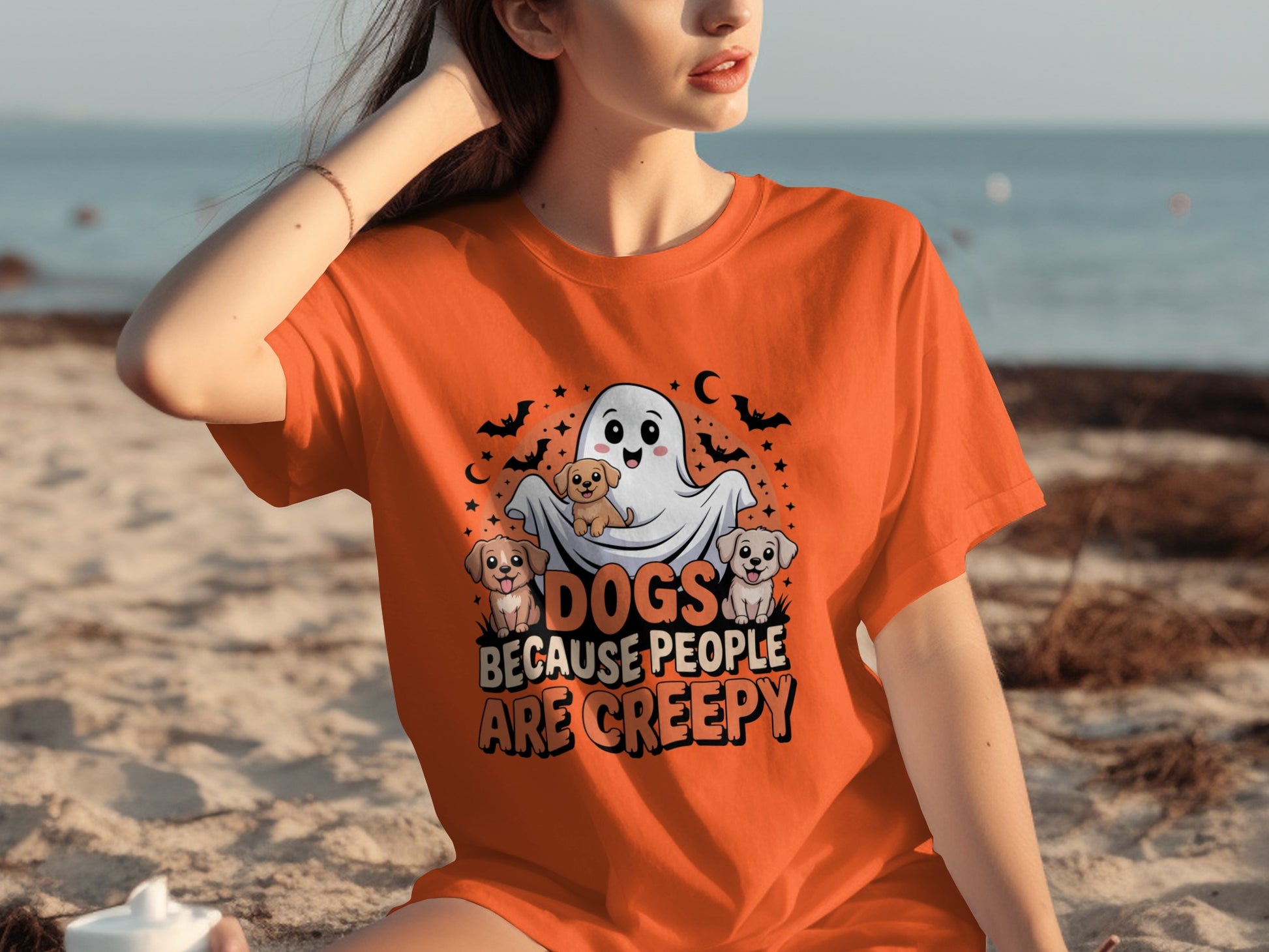 Dogs Because People Are Creepy Halloween Shirt