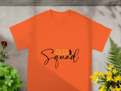 Grad Squad Festive Orange Graduation T-Shirt
