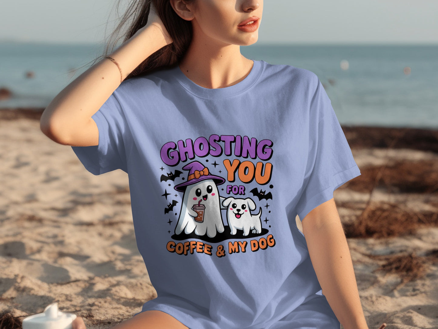 Ghosting You For Coffee and My Dog Graphic T-shirt