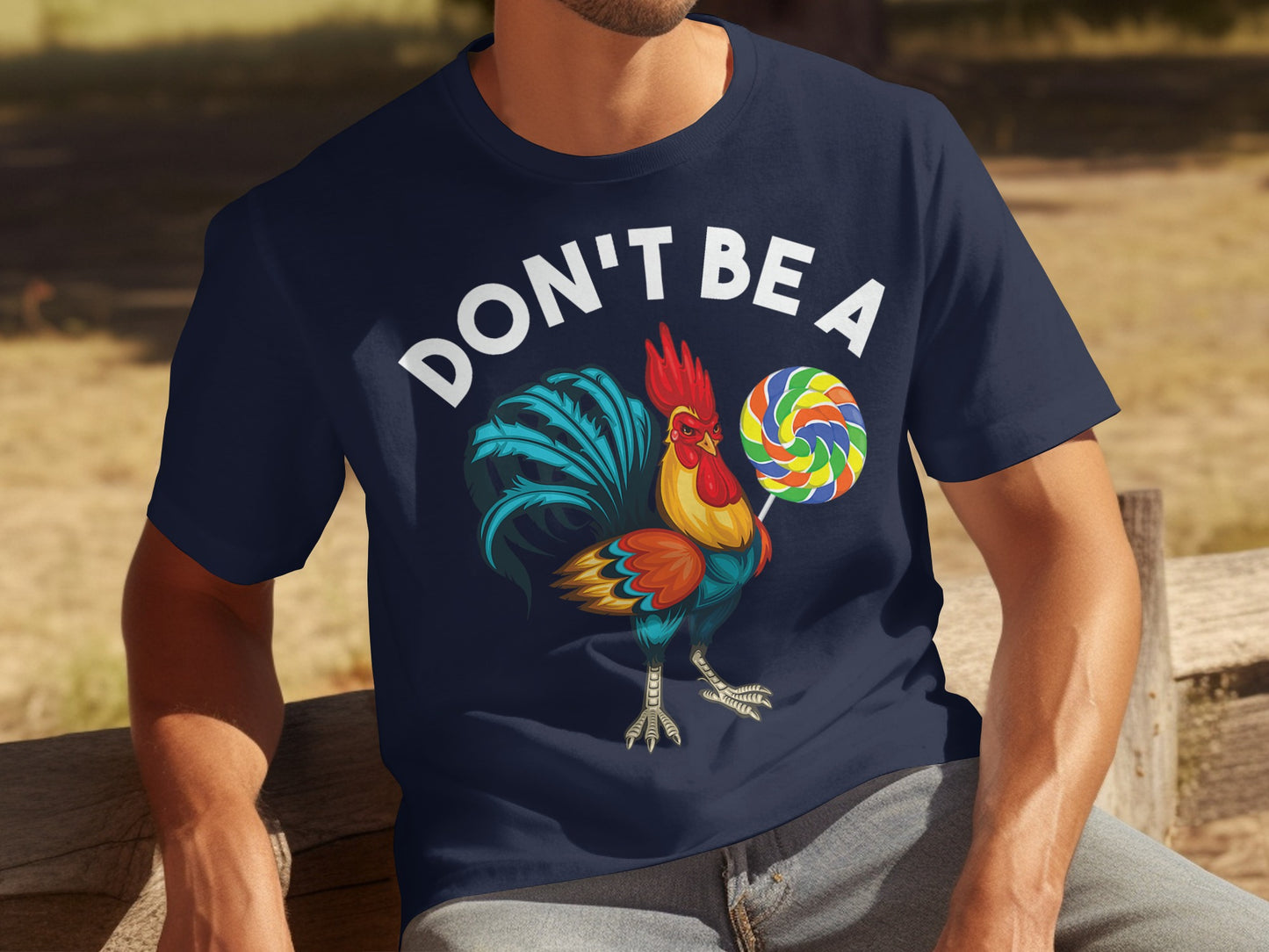 Funny Don't Be A Lollipop Rooster T-Shirt