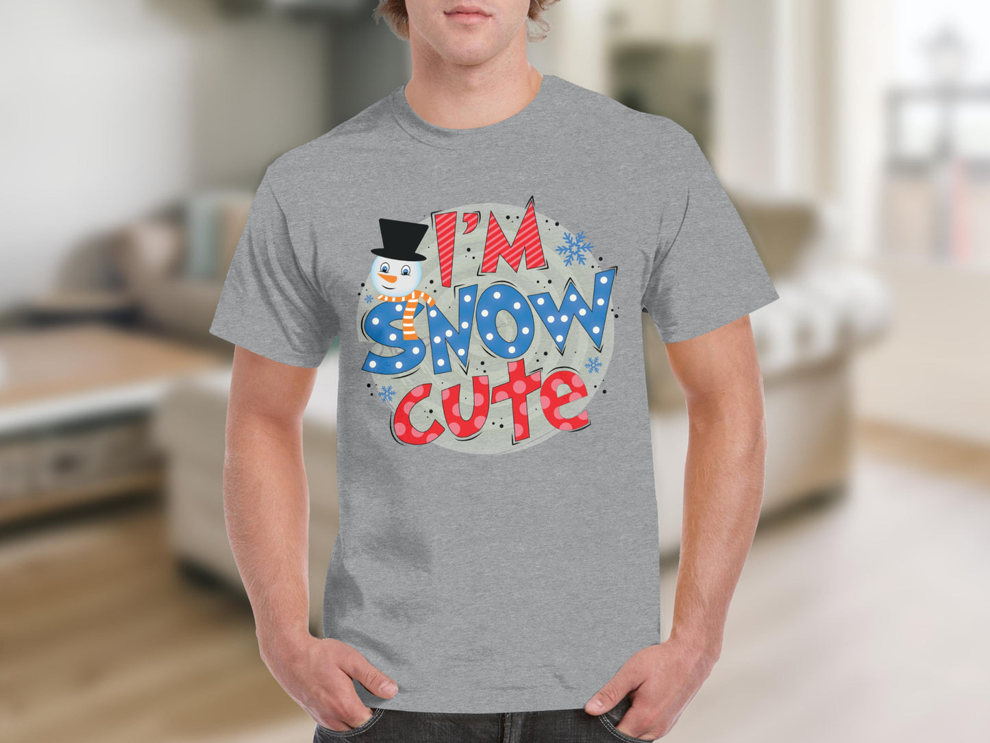 I'm Snow Cute Graphic T-Shirt Christmas Apparel
