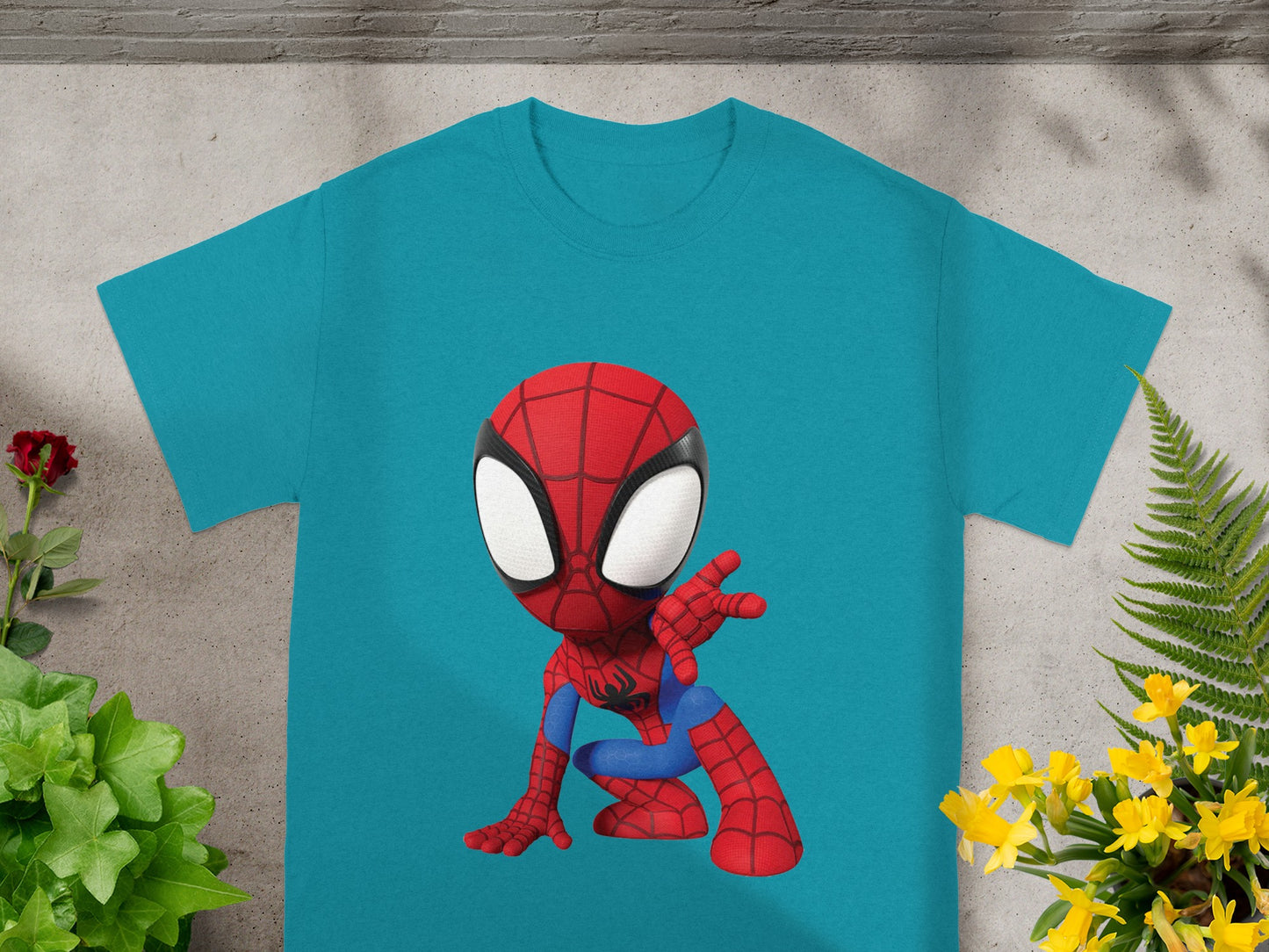 Cute Spider-Man Graphic Kids T-Shirt for Fans