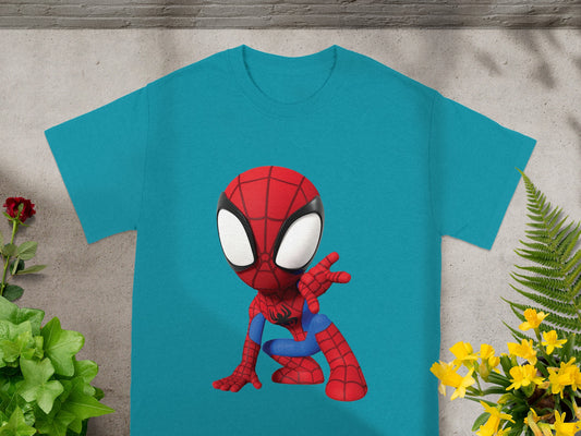 Cute Spider-Man Graphic Kids T-Shirt for Fans