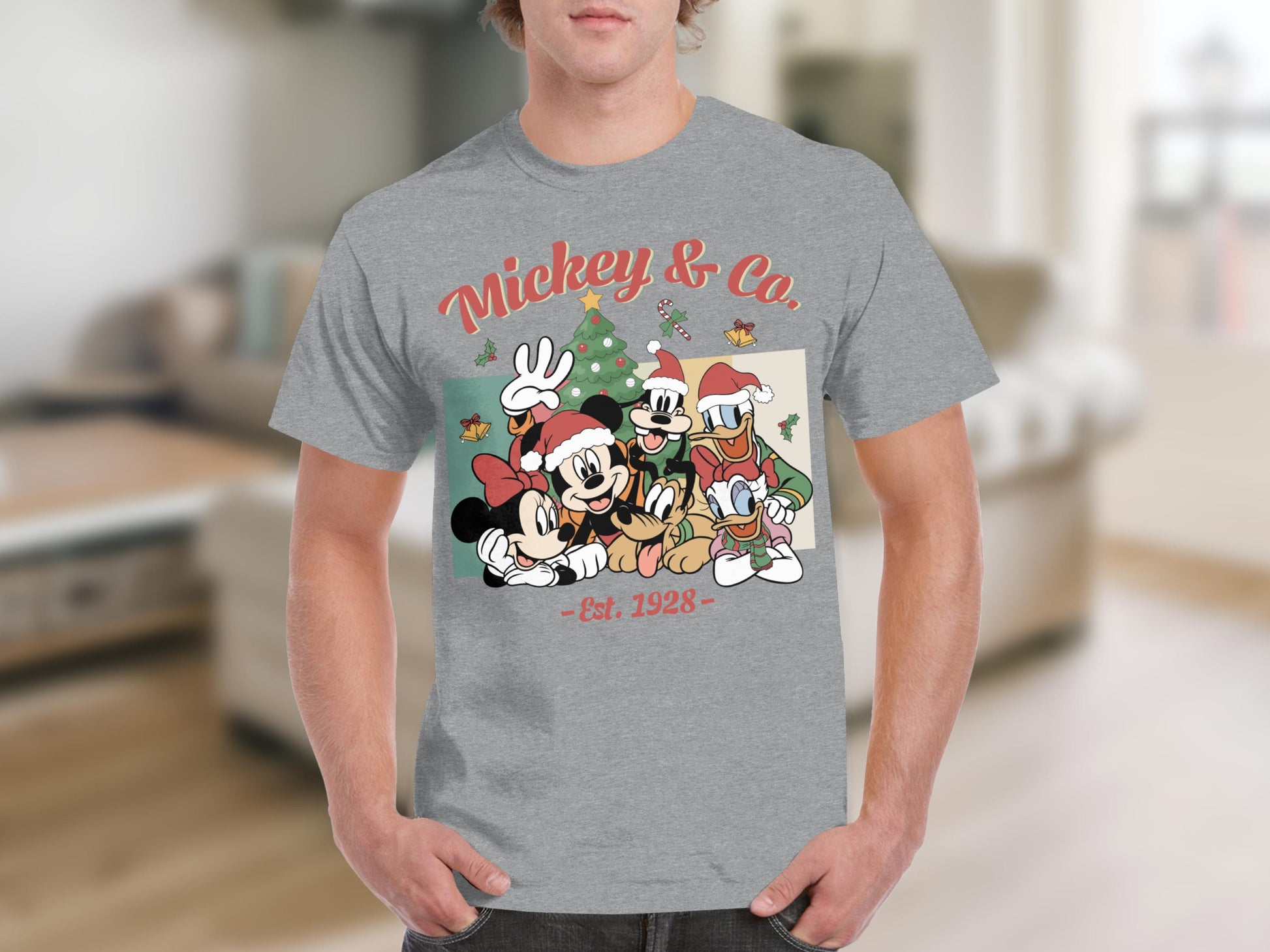 Mickey & Co. Est. 1928 Christmas Cartoon Shirt