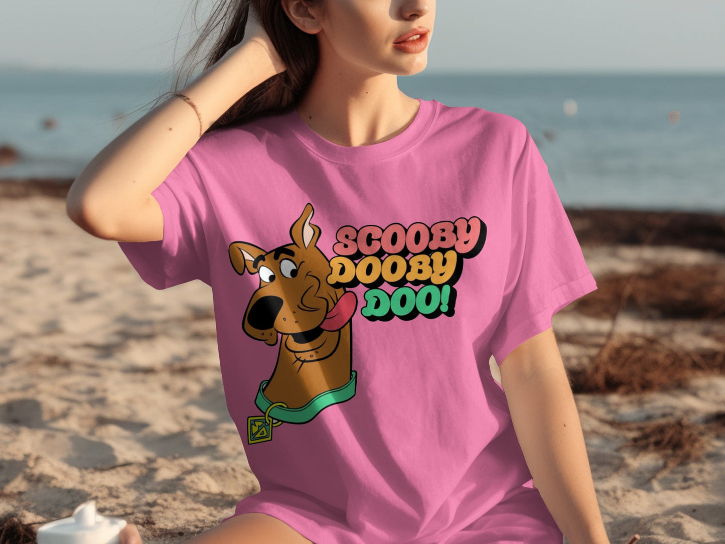 Scooby Dooby Doo Graphic Pink T-shirt Product