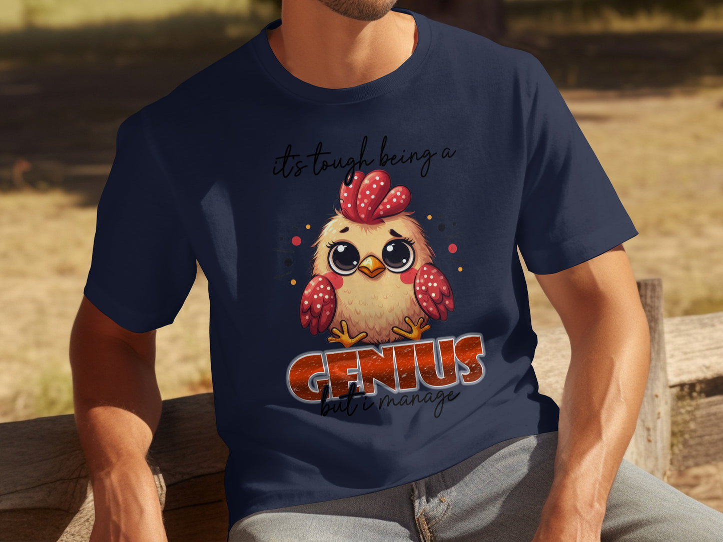 It's Tough Being a Genius But I Manage T-shirt