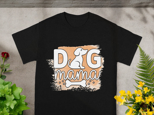 Stylish 'Dog Mama' Graphic T-Shirt For Pet Lovers