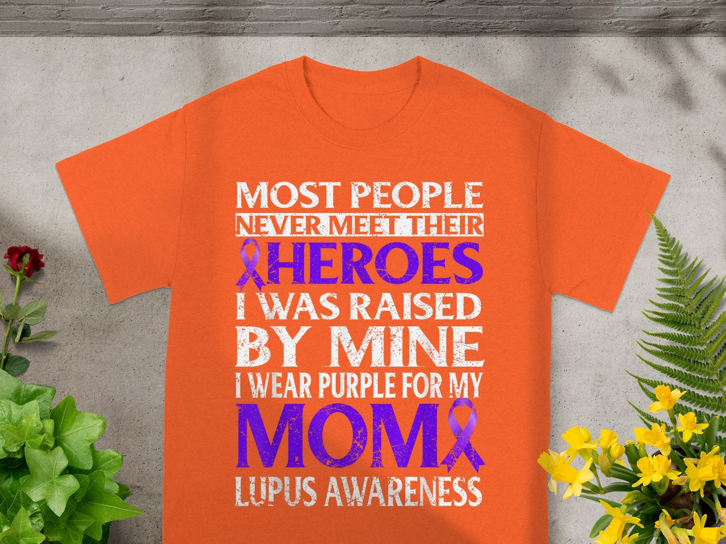 I Wear Purple For My Mom Lupus Awareness T-shirt