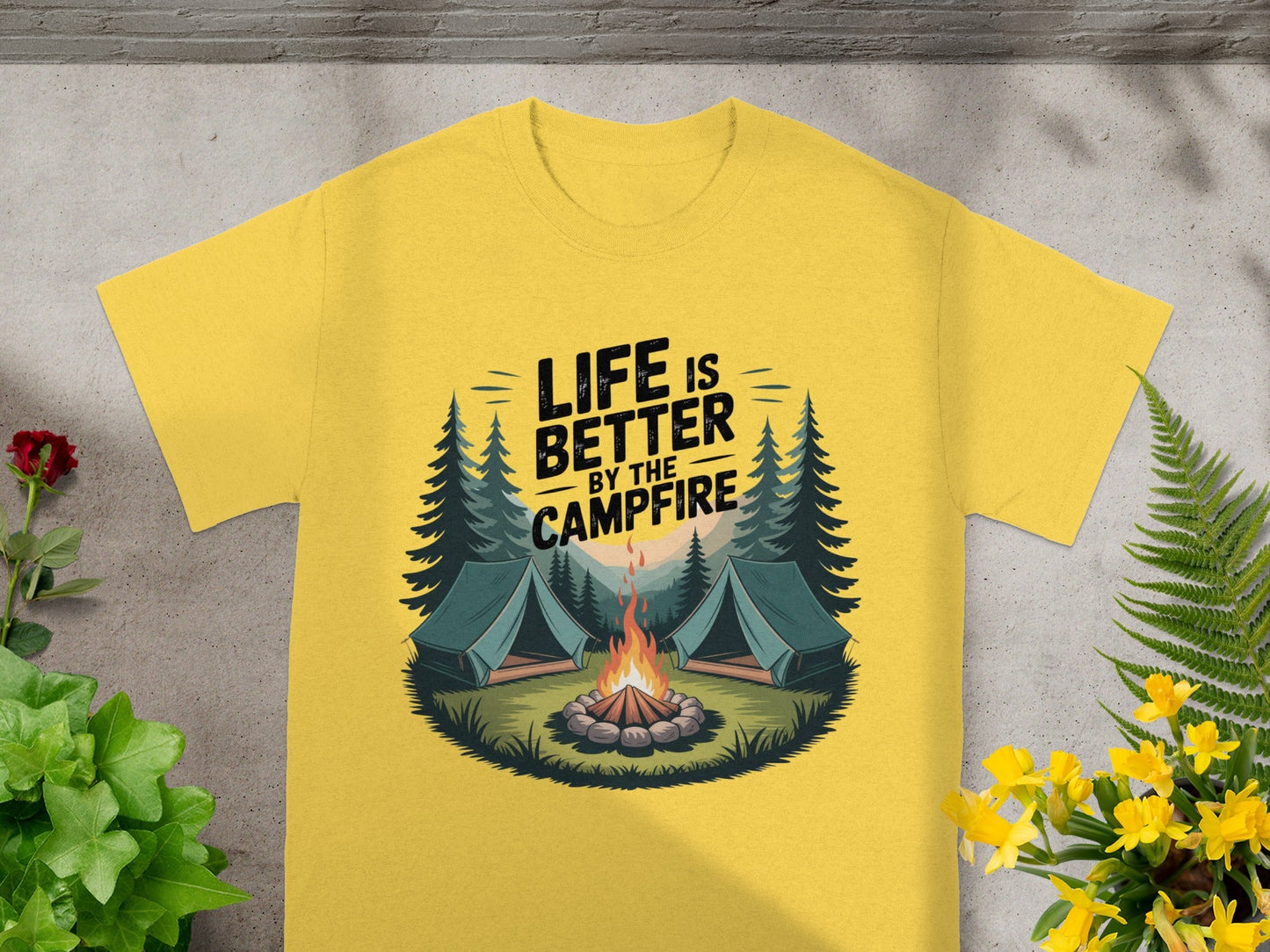 Life Is Better By The Campfire Graphic T-shirt