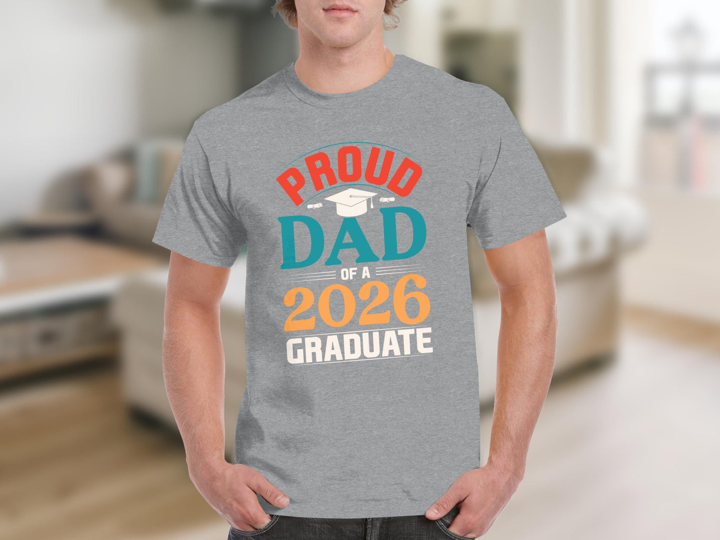 Proud Dad of a 2026 Graduate T-Shirt