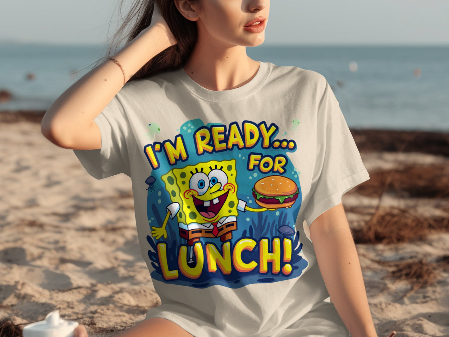 SpongeBob I'm Ready For Lunch Graphic Tee