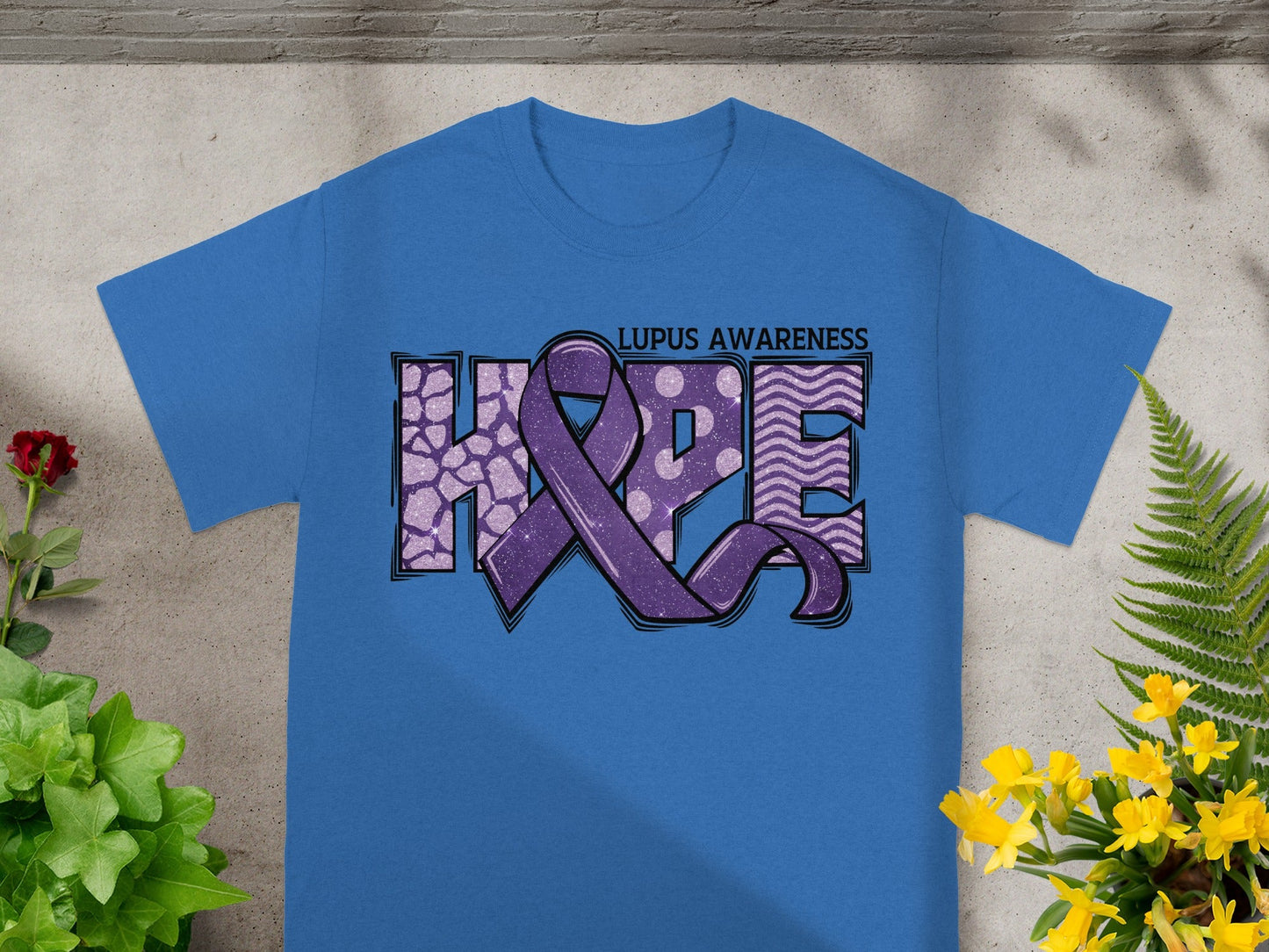 Lupus Awareness HOPE Design Graphic Tee Shirt