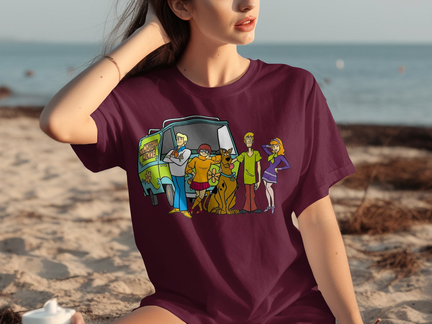 Scooby-Doo Mystery Machine Characters T-shirt