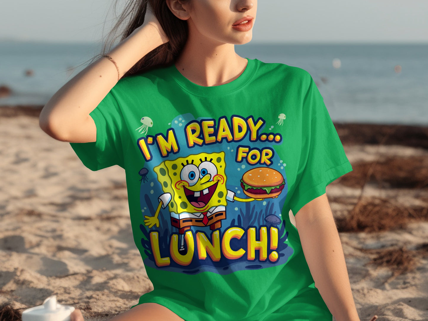 SpongeBob I'm Ready For Lunch Graphic T-Shirt