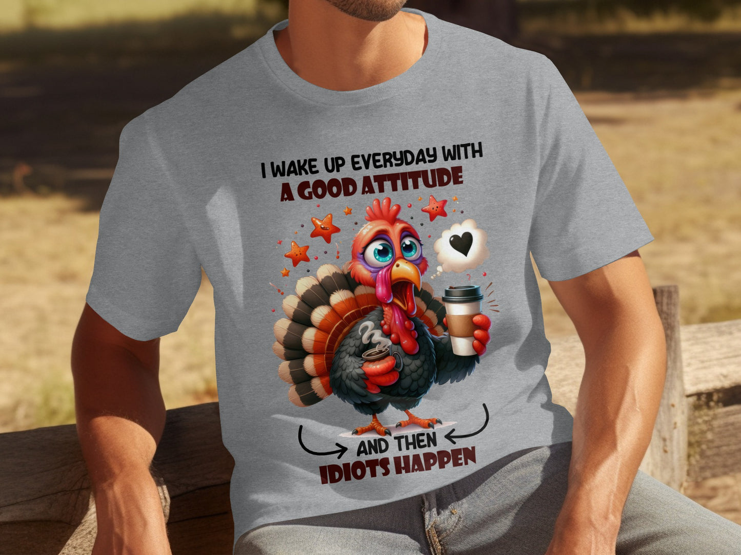 I Wake Up Everyday With A Good Attitude Funny Shirt