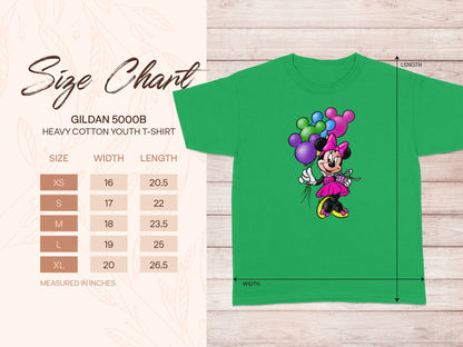 Minnie Mouse Balloons T-Shirt GILDAN 5000B product type