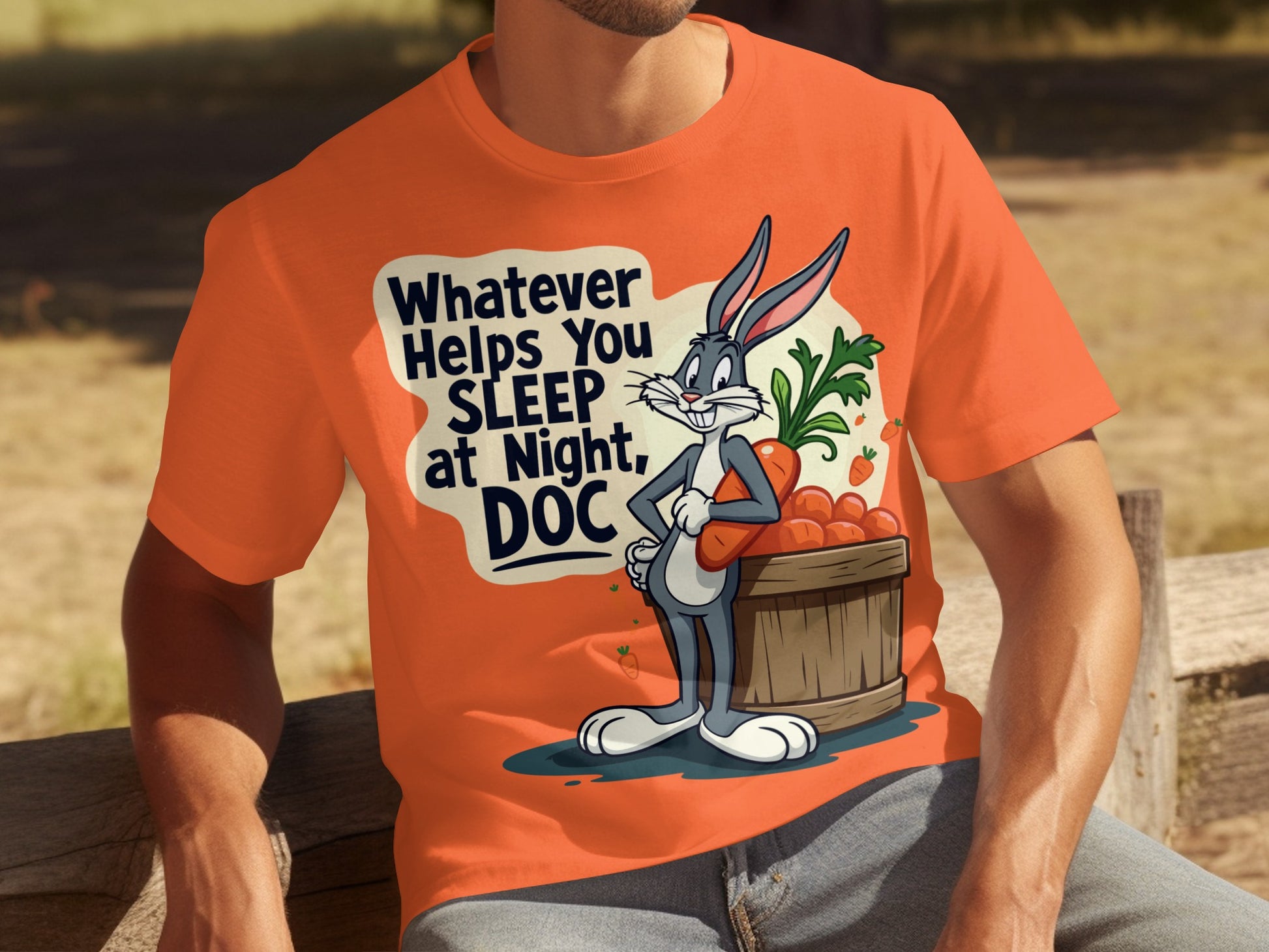 Bugs Bunny Whatever Helps You Sleep at Night T-shirt
