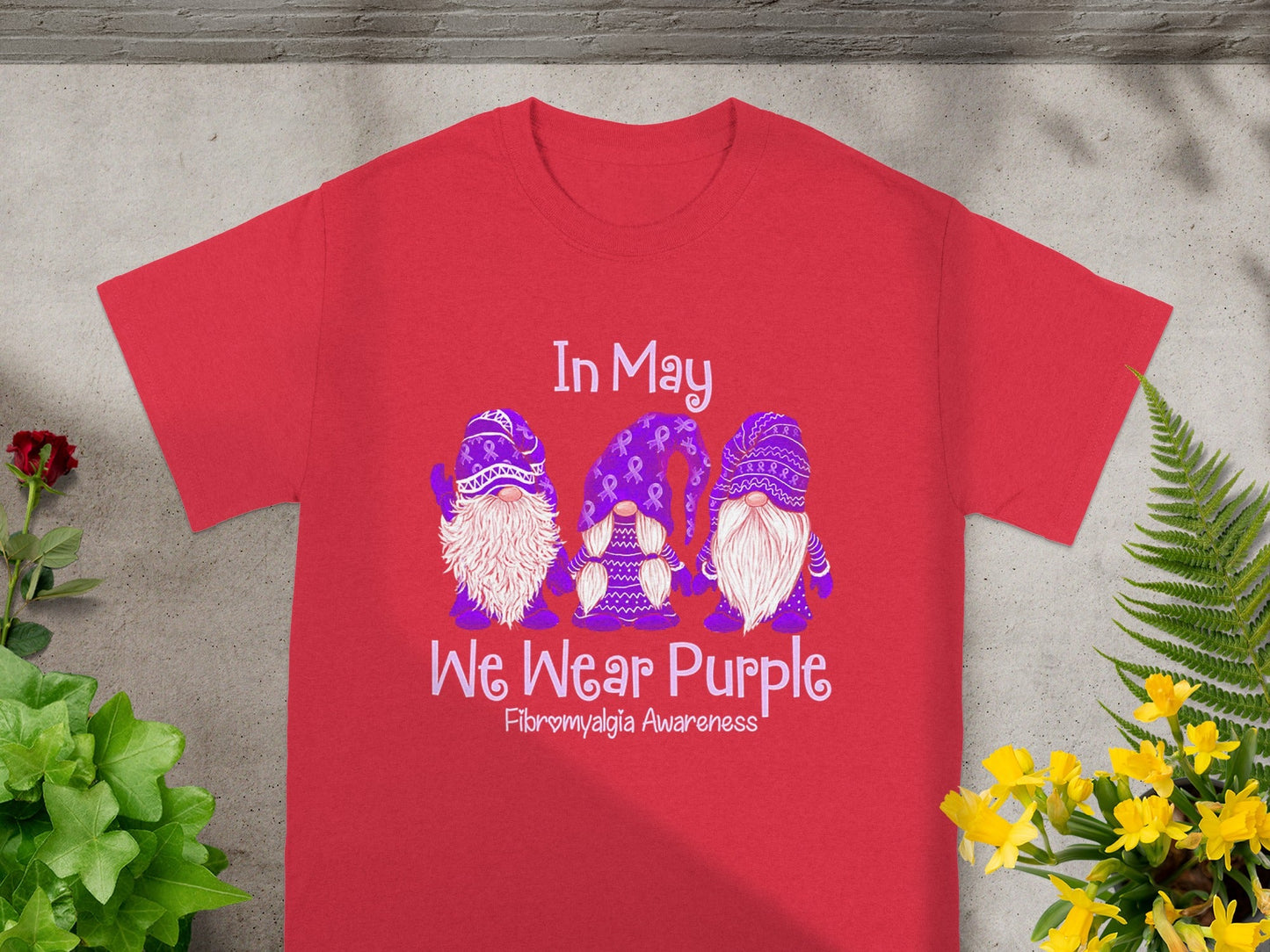 In May We Wear Purple Fibromyalgia Awareness Shirt
