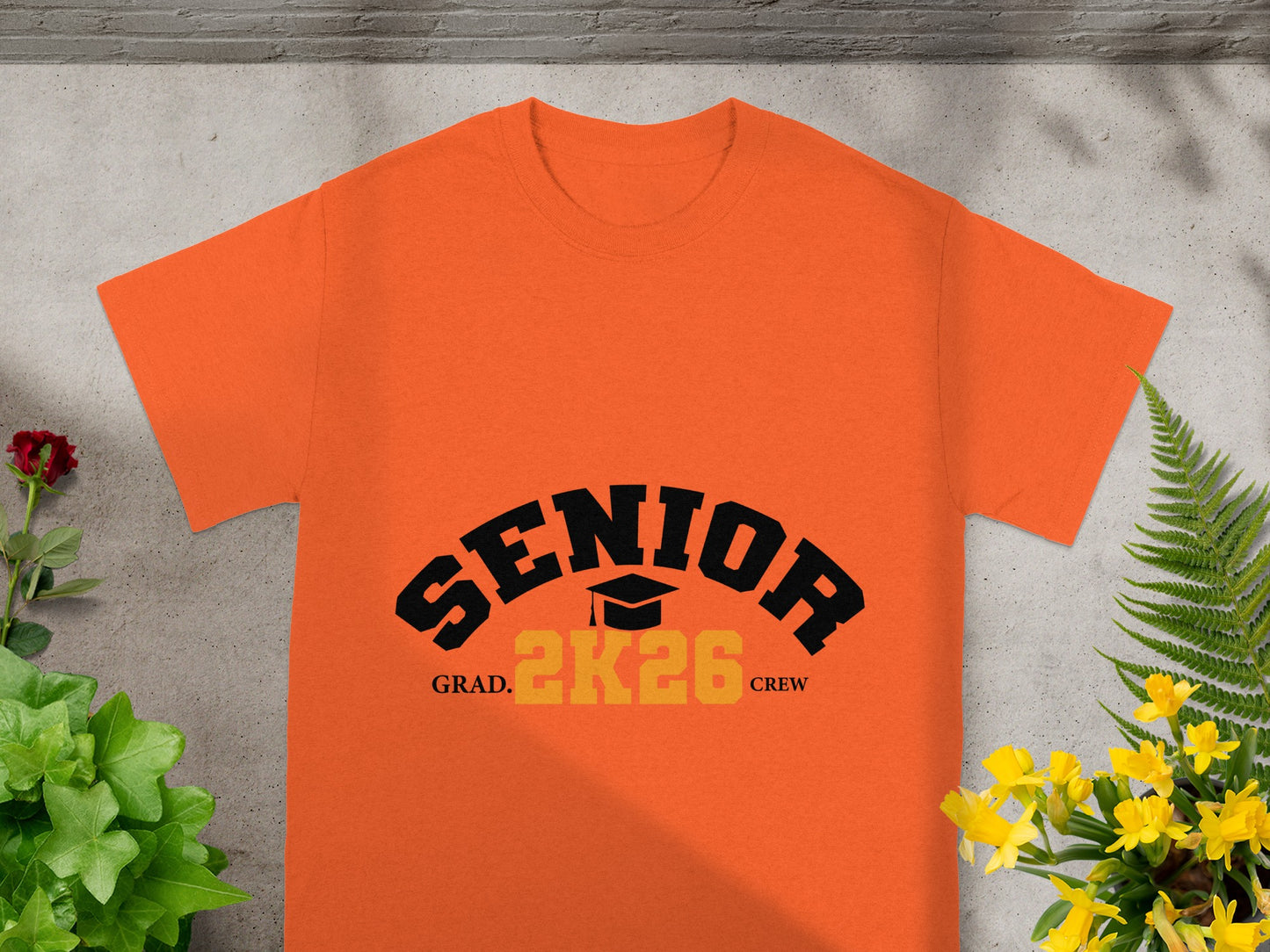 Senior Grad 2K26 Crew Graphic T-shirt Graduation Gift