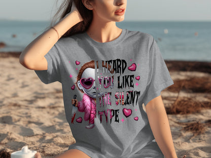 I Heard You Like The Silent Type Graphic Tee Shirt