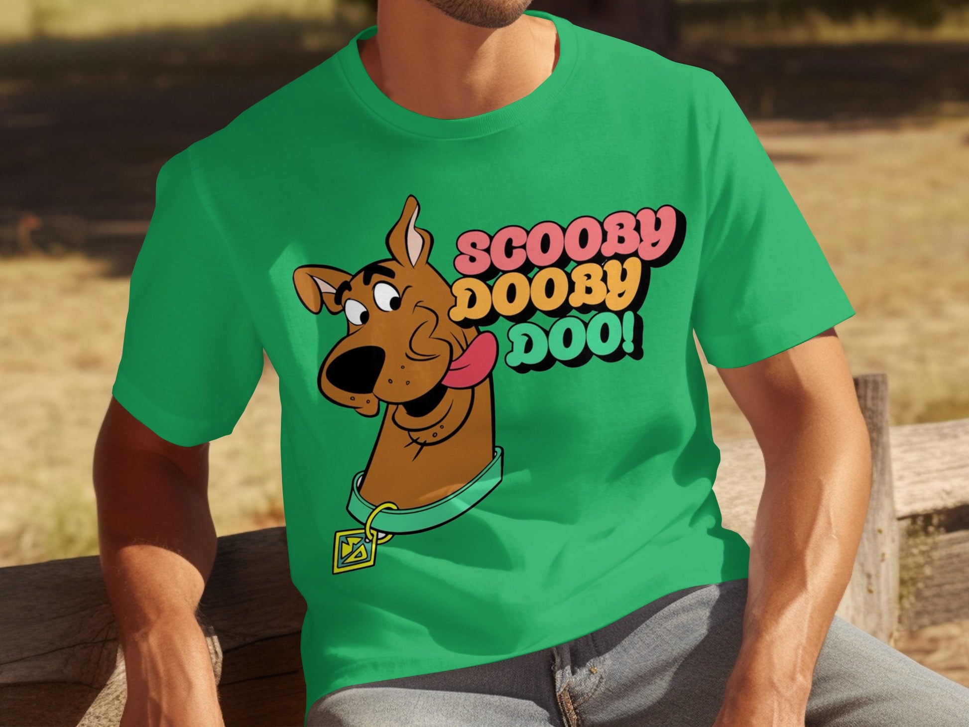 Scooby Doo Cartoon Character Graphic T-Shirt