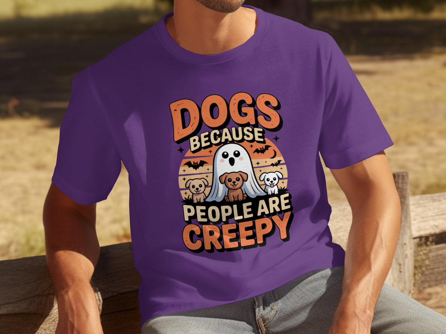 Dogs Because People Are Creepy Halloween Shirt
