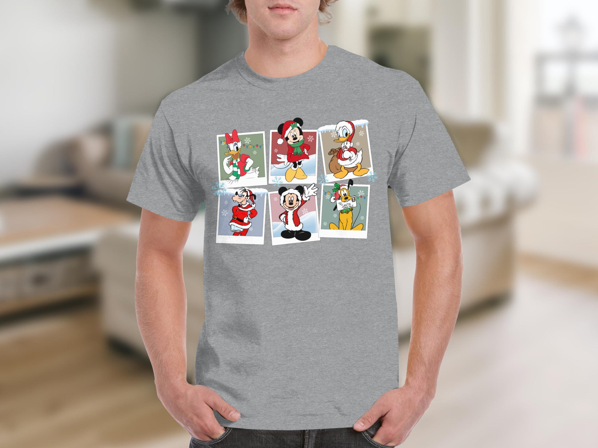Vintage Cartoon Characters Graphic Shirt