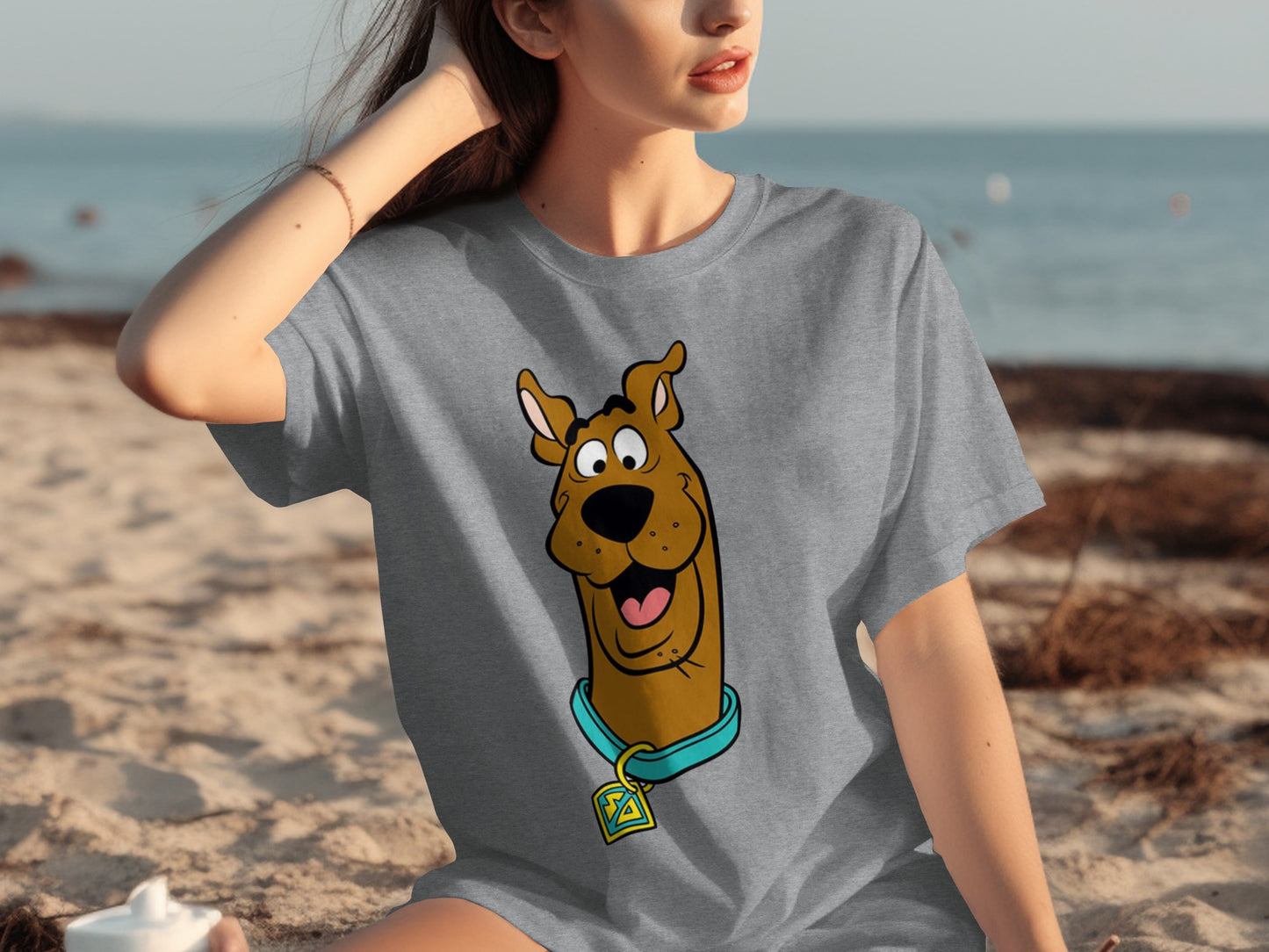 Scooby-Doo Cartoon Graphic T-Shirt for Beach Wear