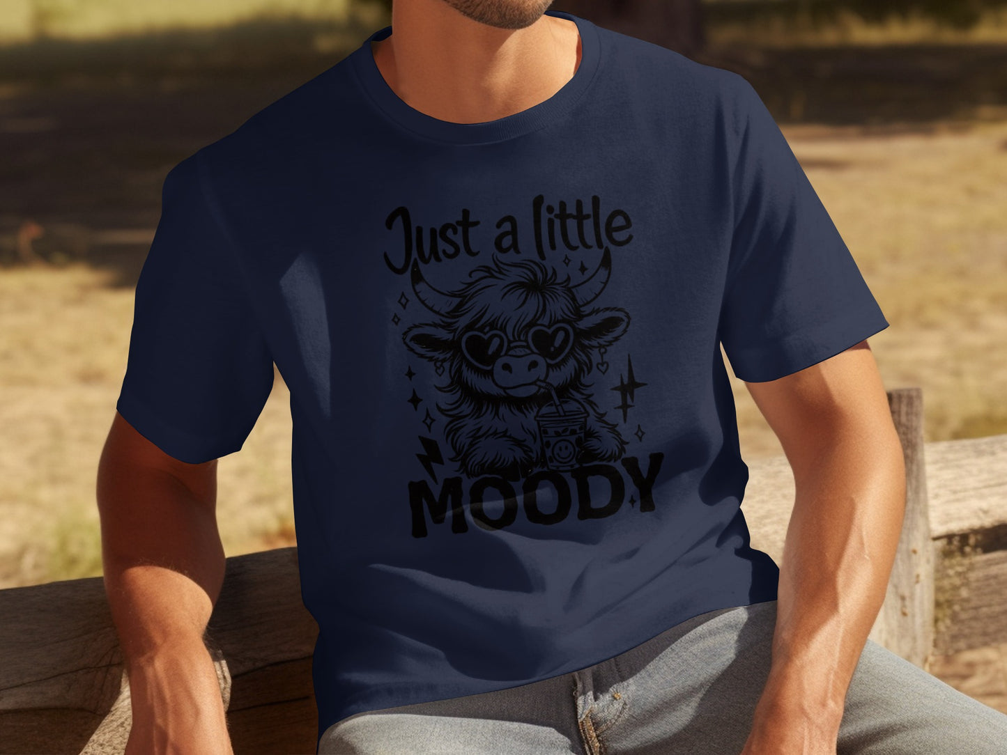 Just a Little Moody Graphic T-shirt