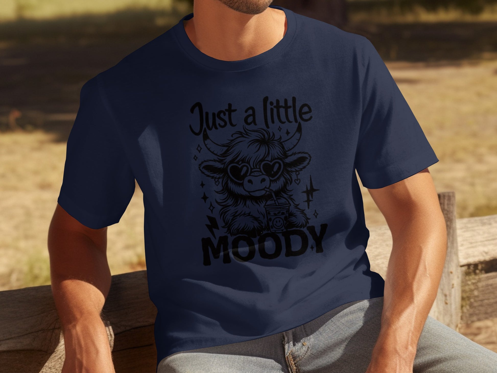 Just a Little Moody Graphic T-shirt