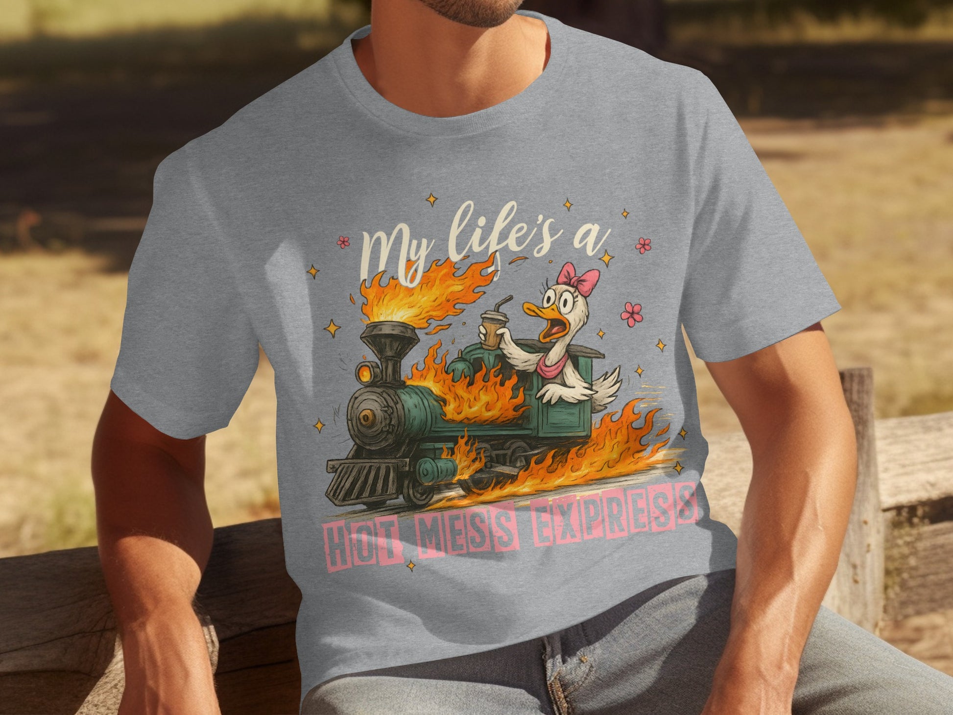 My Life's a Hot Mess Express Funny Graphic Shirt