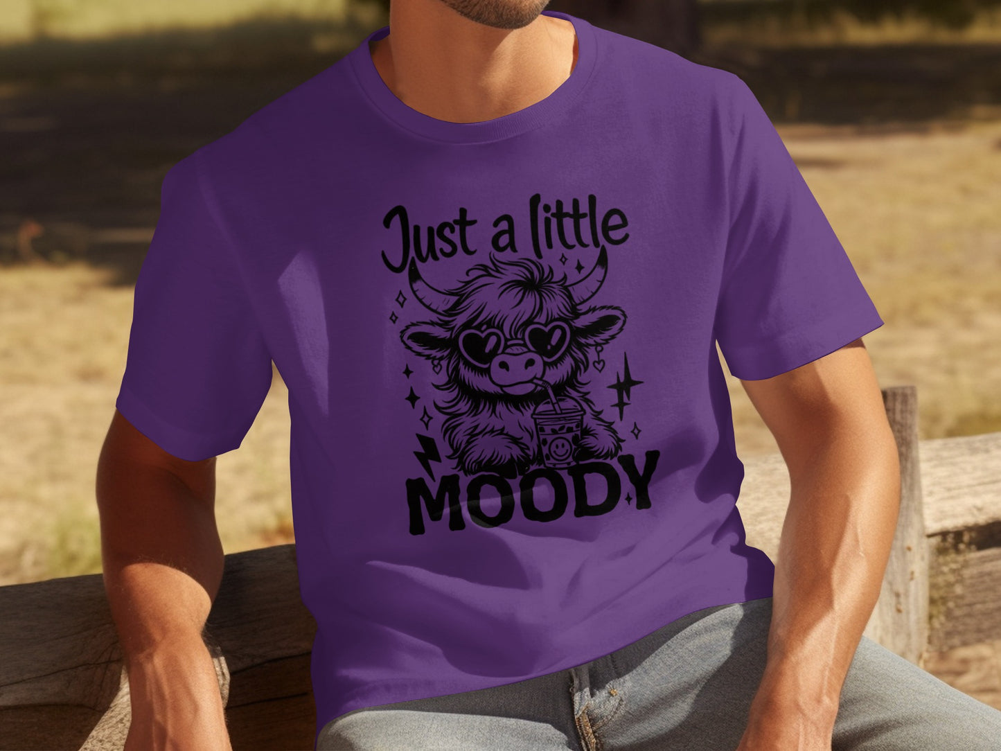 Just a Little Moody Graphic T-Shirt for Fun Outfits