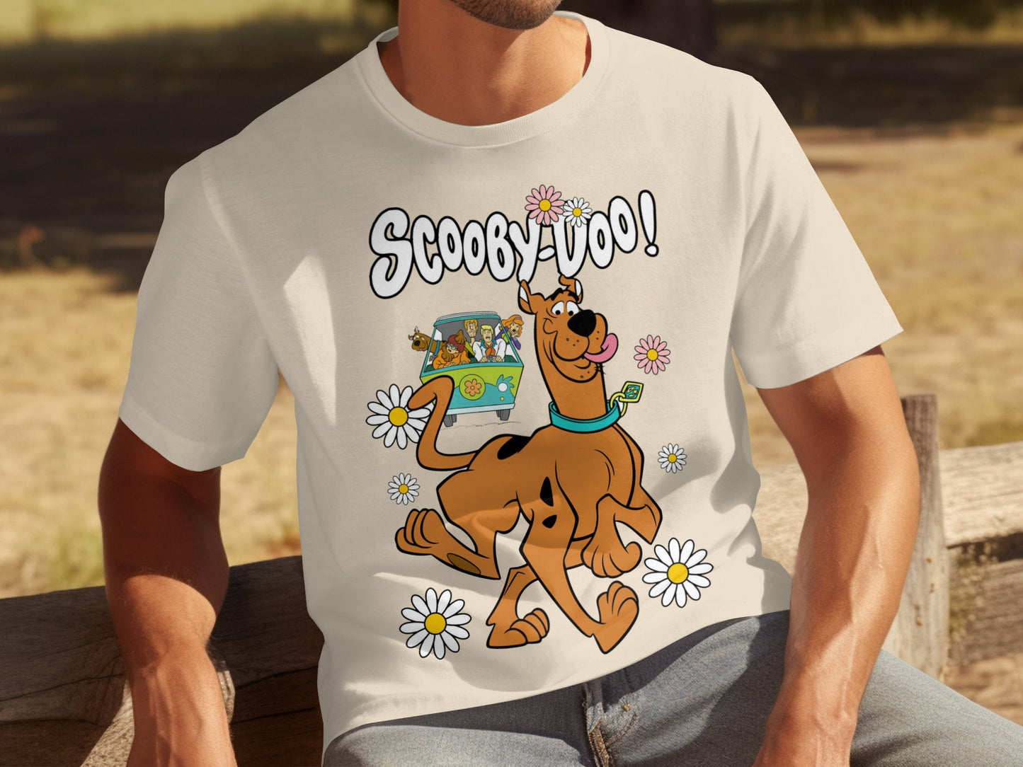 Scooby-Doo and Mystery Machine Graphic T-Shirt