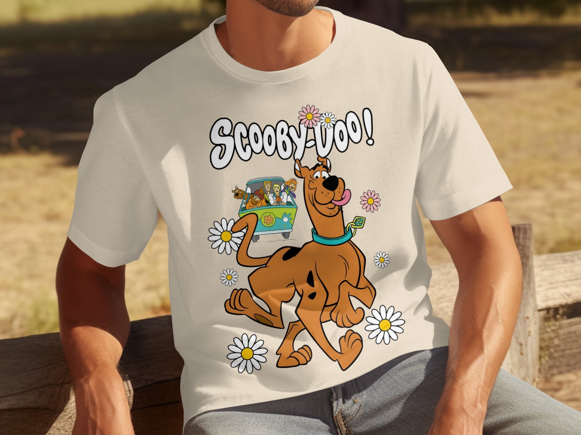 Scooby-Doo and Mystery Machine Graphic T-Shirt