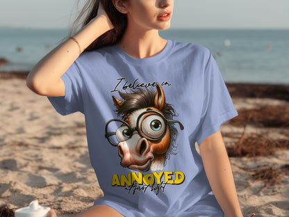 I Believe In Annoyed At First Sight Funny T-Shirt